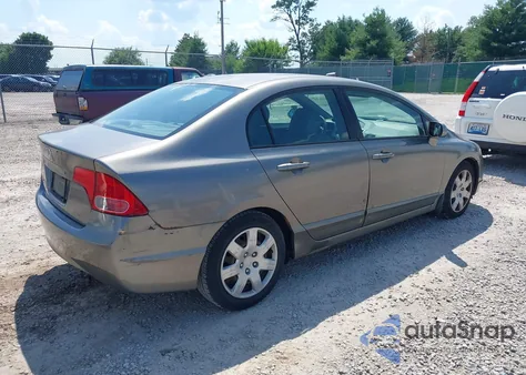 2007 Honda Civic Lx z USA, uszkodzony, nr VIN 1HGFA16587L033340